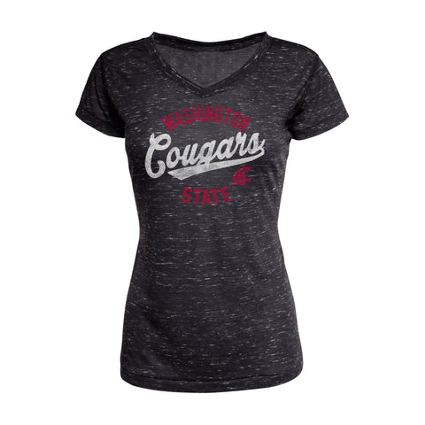 Vintage Cougars V-Neck T-Shirt - Coal