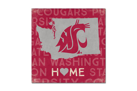 Washington State Home Canvas Sign