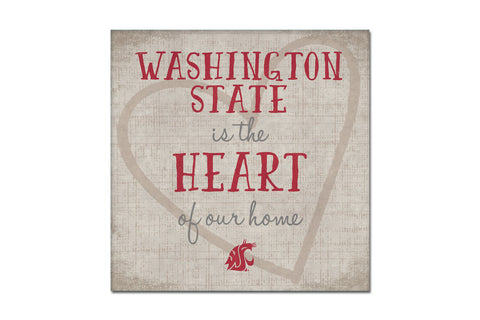 WSU Heart of the Home  Canvas Sign