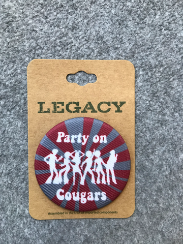 Party on Cougars Pin
