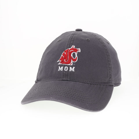 Classic Gray WSU Mom Hat