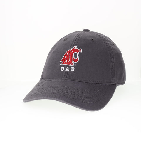 Classic Gray WSU Dad Hat