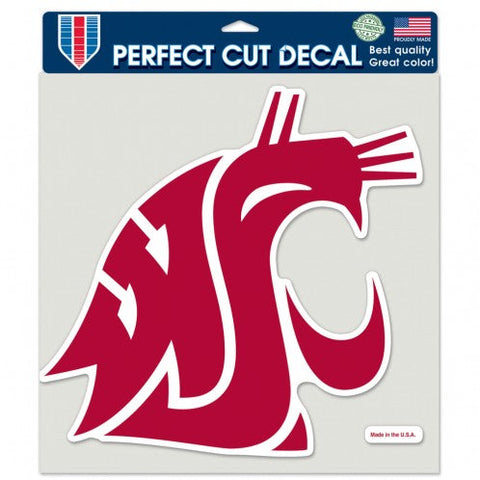 WSU Cougar Perfect Cut 3X3 Color Decal