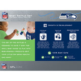 Master Pieces Seattle Seahawks Real Wood Baby Rattle