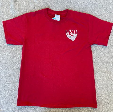 Girl's Crimson WSU T-shirt