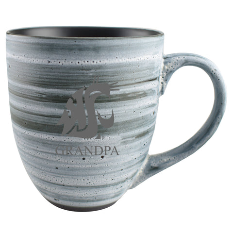 Grandpa Gray Ceramic Cougar Coffee Mug