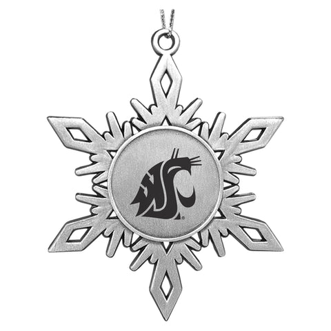 WSU Cougars Snowflake Ornament