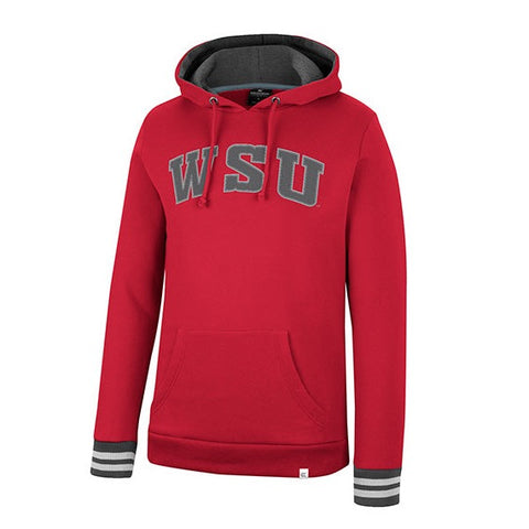 Men's Crimson "WSU" Embellished Sweatshirt