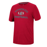 Colosseum Men's Crimson WSU Football Short Sleeve T-shirt