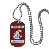 Washington St. Cougars Tag Necklace