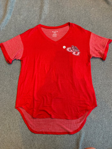 Ladies Red Gonzaga Shirt