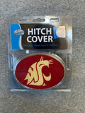 Washington St. Cougars Oval Metal Hitch Cover Class II and III