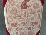 WSU Cougars Decorative Fabric Sign