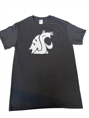Black Short Sleeved T-Shirt With Coug Logo