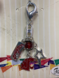 WSU Jewelry Charm Keychain