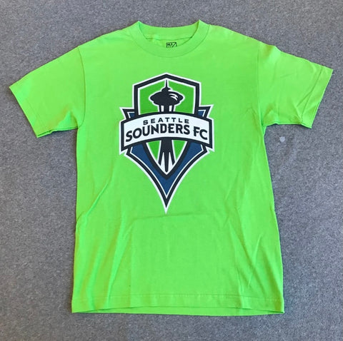 Men's Green Short Sleeve Seattle Sounders Shirt Size Small