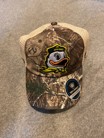Camo Oregon Ducks Trucker Hat
