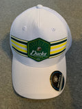 White, Green, & Yellow Adjustable Oregon Ducks Hat
