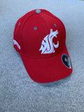 Crimson Triple Threat Washington State Adjustable Hat