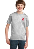 Gray Youth Embroidered Coug T-shirt
