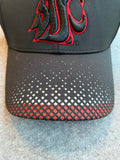 Crimson, Gray, & Black One Fit Washington State Hat