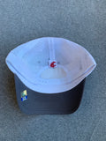 White, Crimson, & Grey Washington State Adjustable Hat