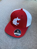 Crimson & White Washington State Adjustable Hat
