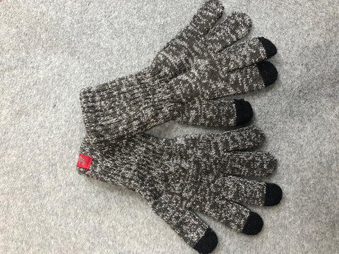 Grey WSU Marled Gloves