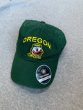 Green Oregon Ducks Hat With "Oregon"