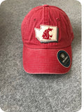 Faded Washington State Cougar Adjustable Hat