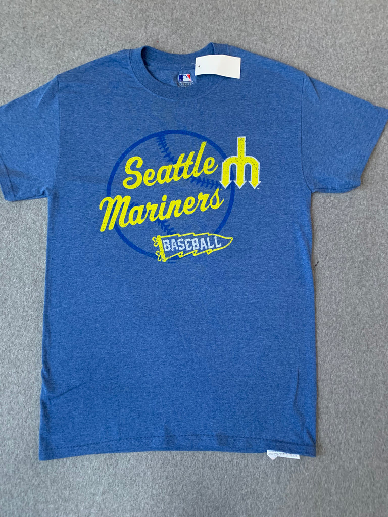 MLB Genuine Seattle Mariners Navy Blue Graphic T-Shirt Men's Size XL  Baseball