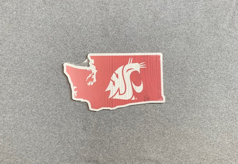 WSU State wooden sign Small