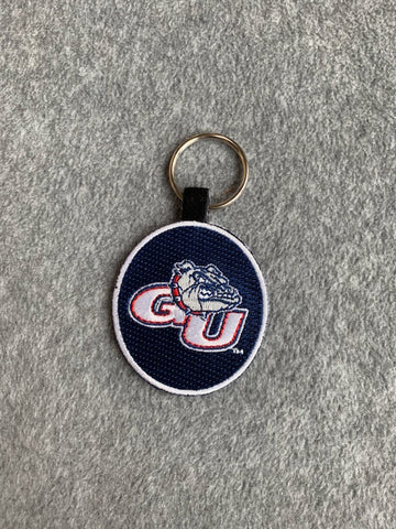 Gonzaga University Embroidered Key Chain