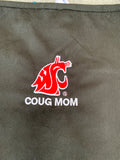 Coug Mom Embroidered Black Apron