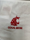 Cougar Mom Embroidered White Apron