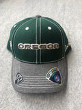 Green Oregon Ducks Hat With Gray Bill