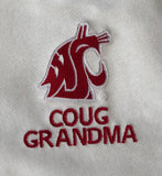 White Coug Grandma 1/4 Zip Sweatshirt   (UNISEX SIZING)