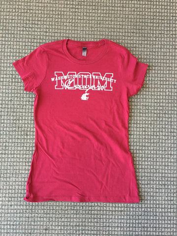 WSU Mom's Crimson T-Shirt