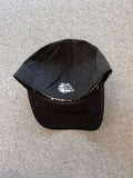 Black Gonzaga Hat with White "GU" and Bulldog