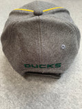 Gray Oregon Ducks Hat With "Oregon" In Green