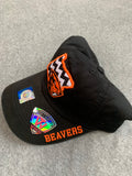 Ladies Black Oregon Beavers Hat With State