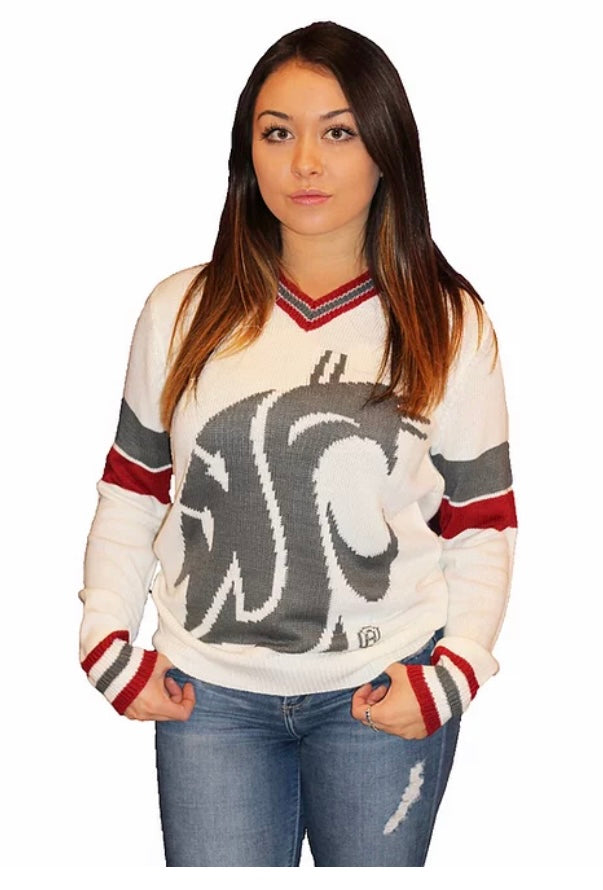 Seattle Kraken White Tribute V-Neck Sweater – Cougarwear