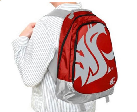 Crimson and Gray WSU Backpack
