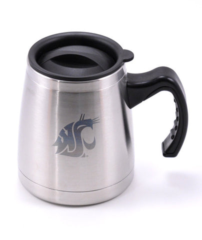 Silver Steel Travel Mug