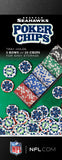 Master Pieces Seattle Seahawks 100PC Poker Chips