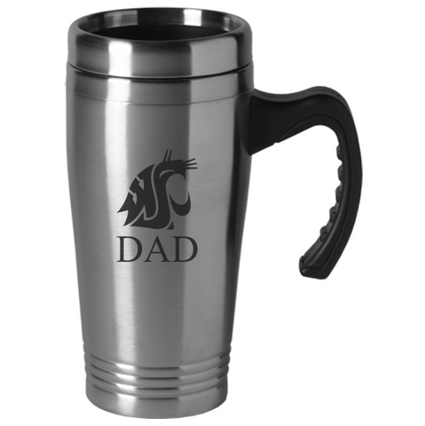 Silver Dad Travel Mug