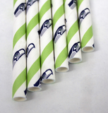 Seattle Seahawks Paper Straws Set