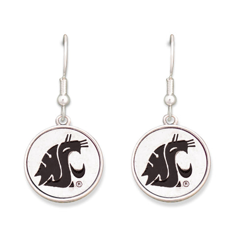 Washington State Cougars Earrings- Silver Linings