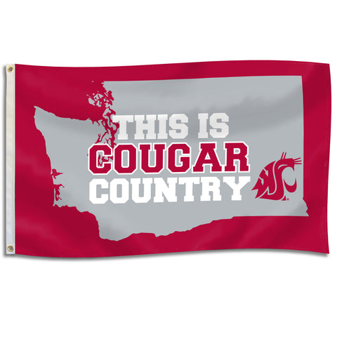 This is Cougar Country 3x5 Flag