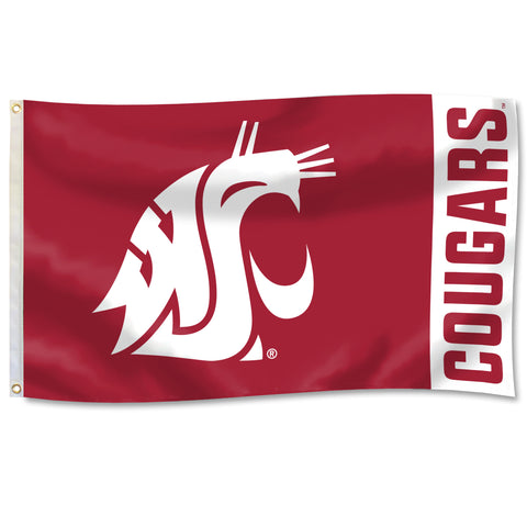 WSU Cougars Boat Flag